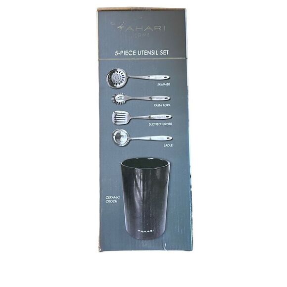 Tahari Home 5-Piece Utensil Set NIB‎ - Picture 4 of 4